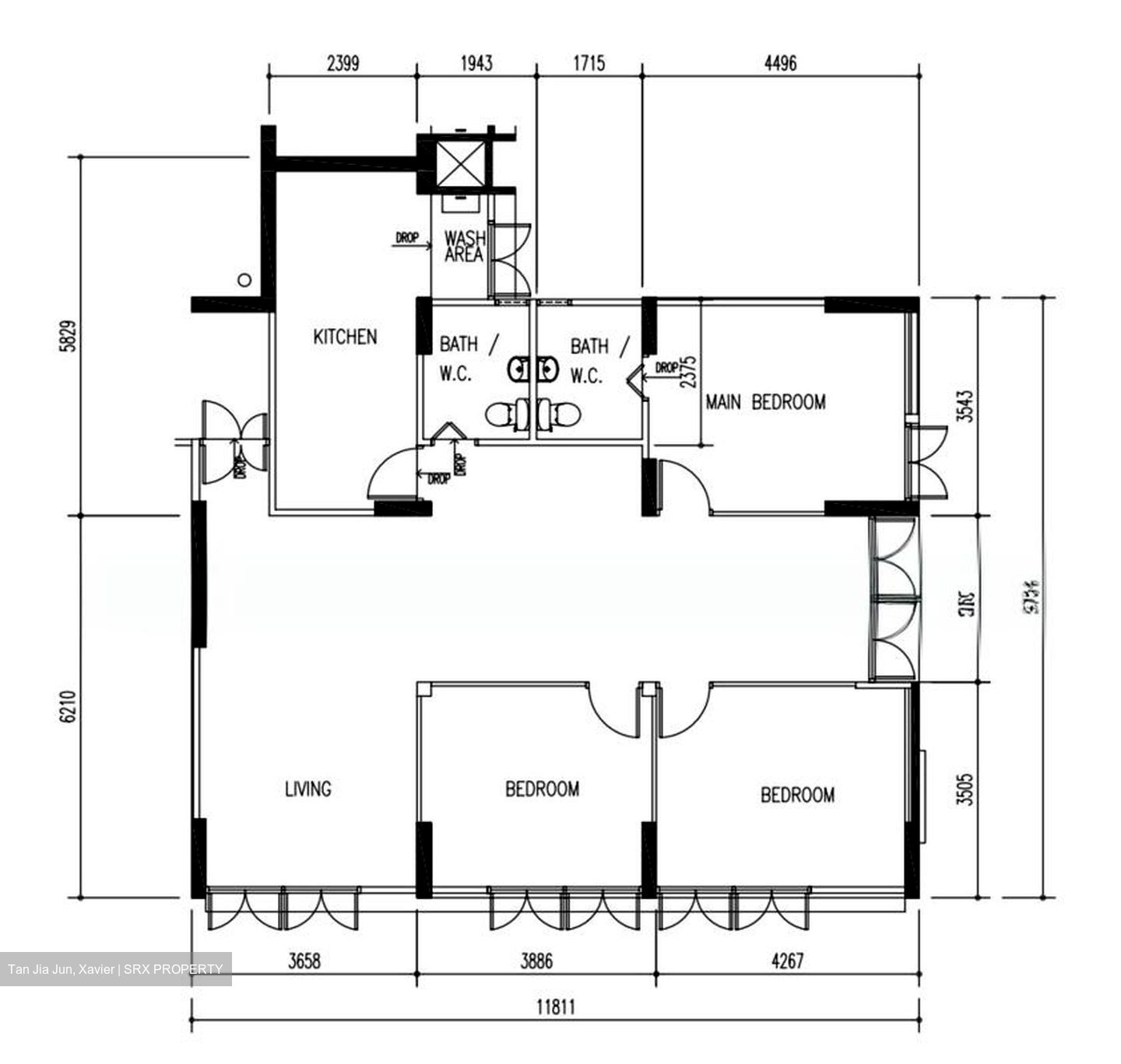 Blk 12 Dover Heights (Queenstown), HDB 5 Rooms #604371741